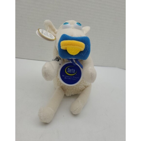 Lot 3 Serta Curto Toy Plush Sheep 1/16 Lamb With Binky Speed Limit 55 Racing 49 - Picture 11 of 16